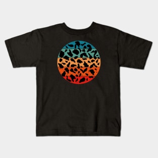 Vintage Leopard skin Kids T-Shirt